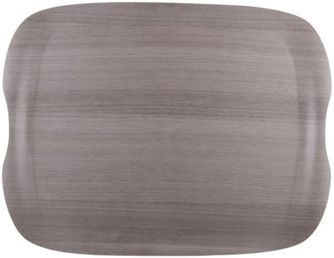 Tablett Earth Wave Grey Wood 43x23cm