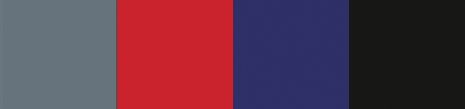 Tablett Polyprop Kirschrot 45.5x35.5cm