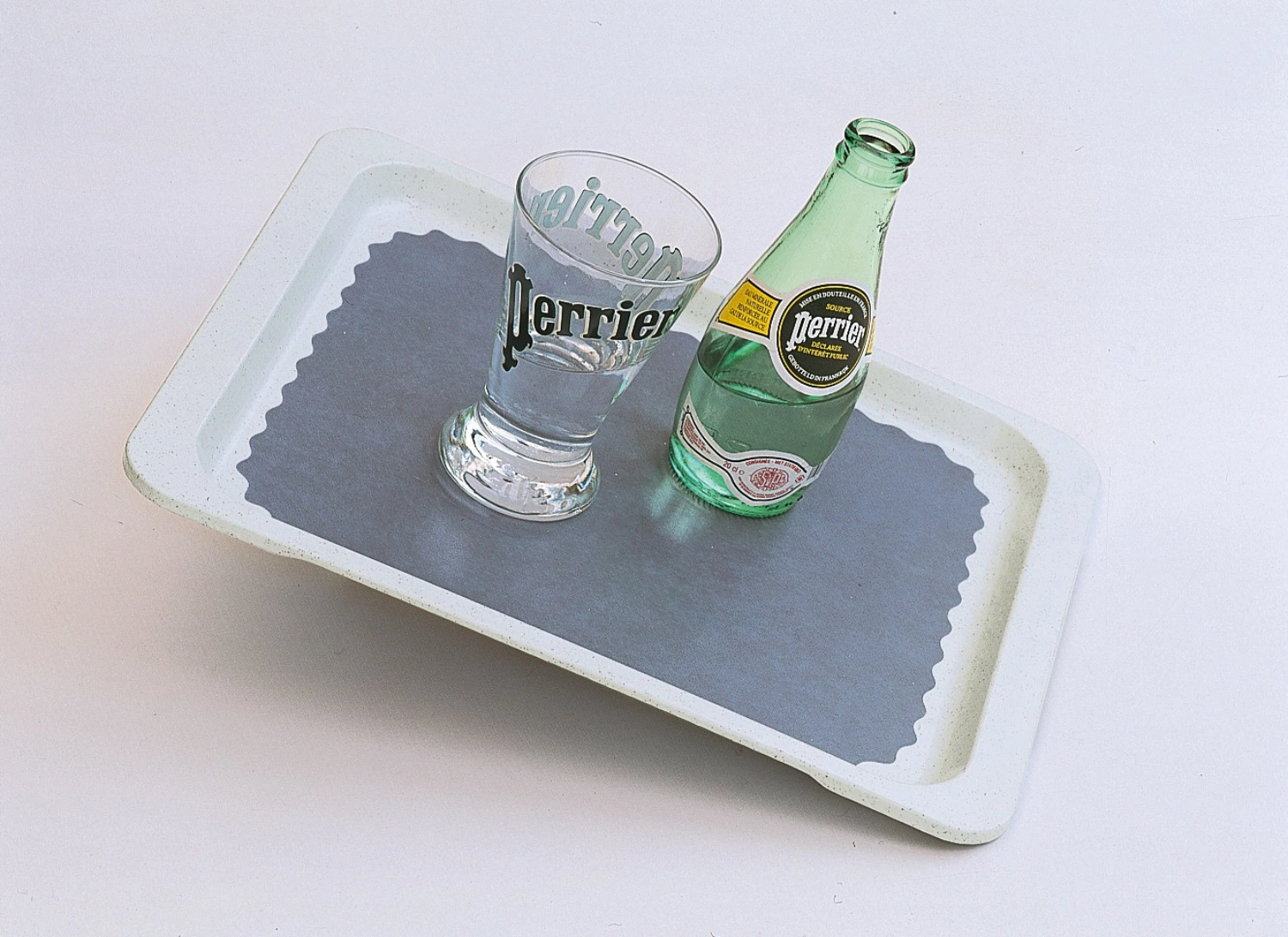 Plateau GN1/2 Poly Classic Antidérapant, Gris 32.5x26cm