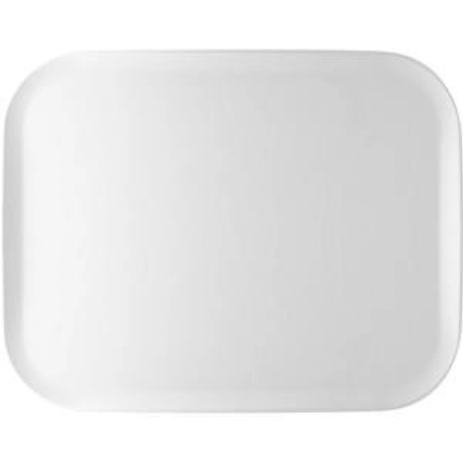 Plateau Rocca Grain blanc 46x36cm