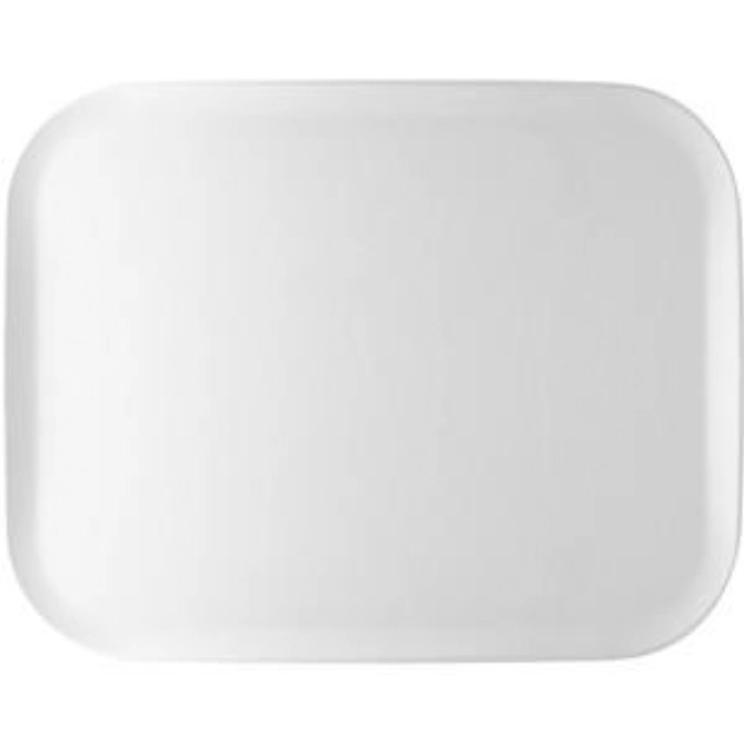 Plateau Rocca Grain blanc 46x36cm