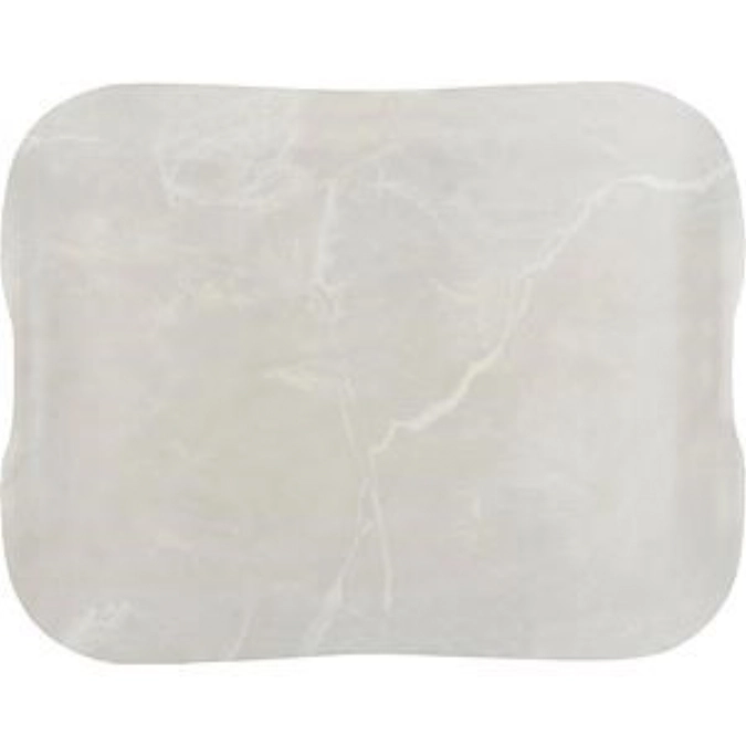 Tablett Dura weiss marble 46.5x35.5cm