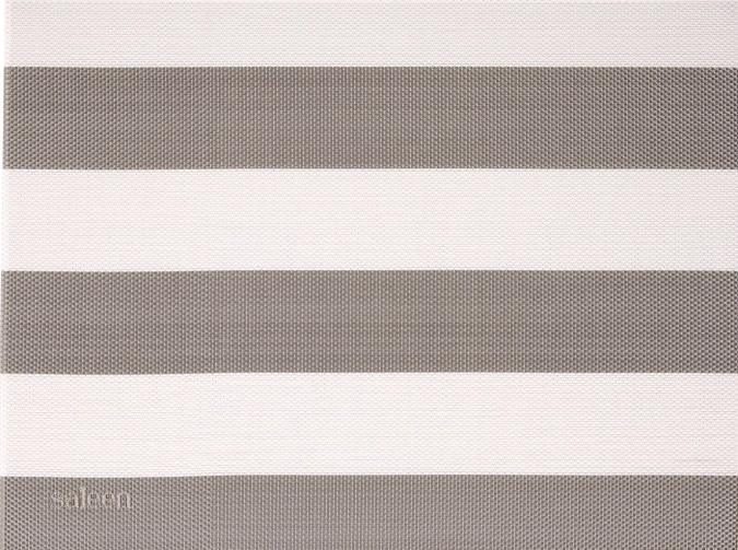 Set de table stripes, carré, beige, blanc, 32x42cm