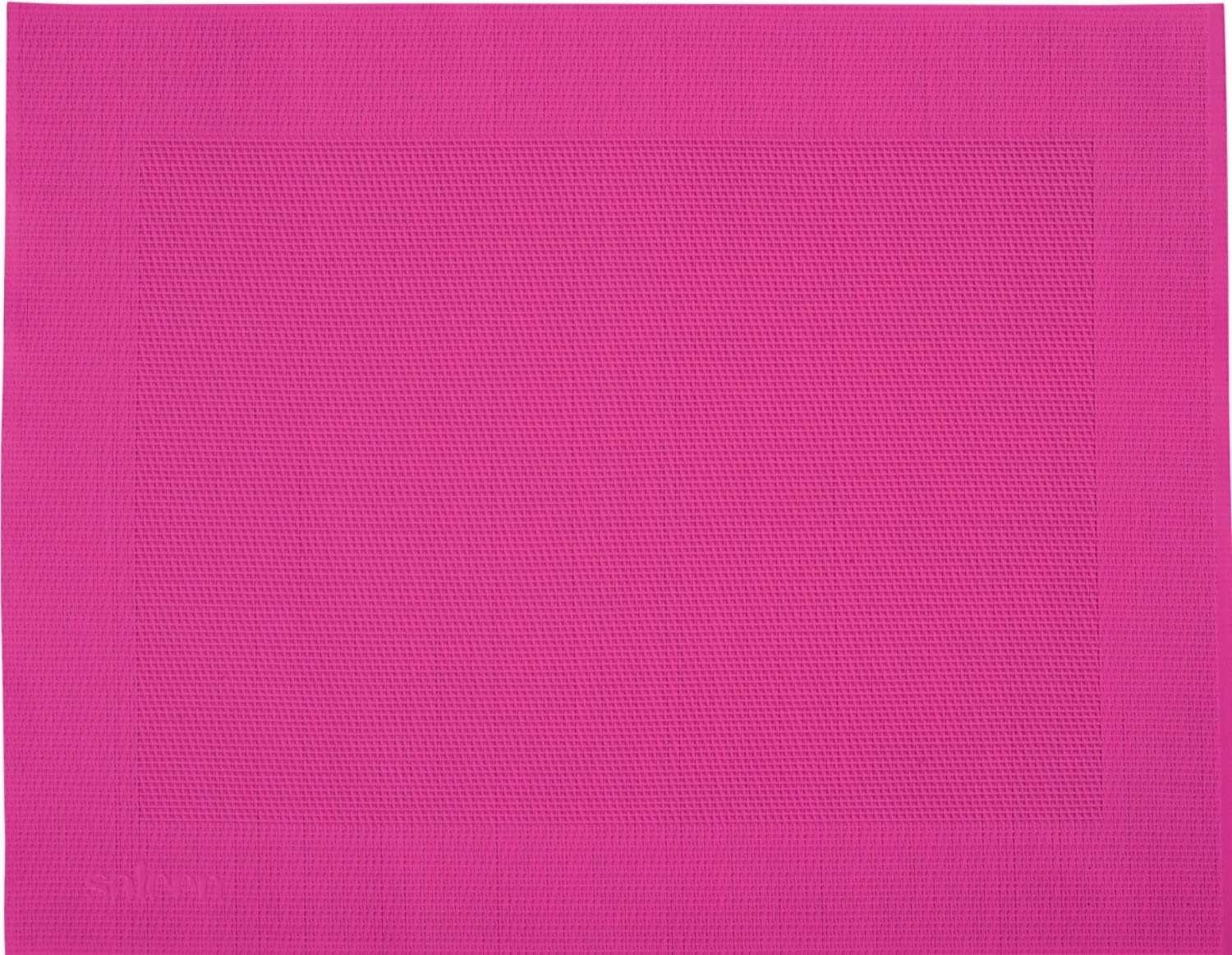 Set de table cadre, carré, framboise, 32x42cm