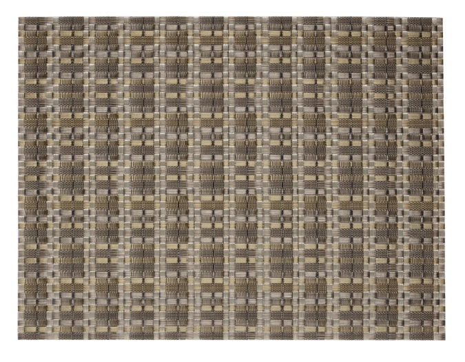 Set de table edel, carré, or, argent, 32x42cm