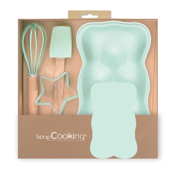 4 pcs. kit de pâtisserie pour enfants oursons