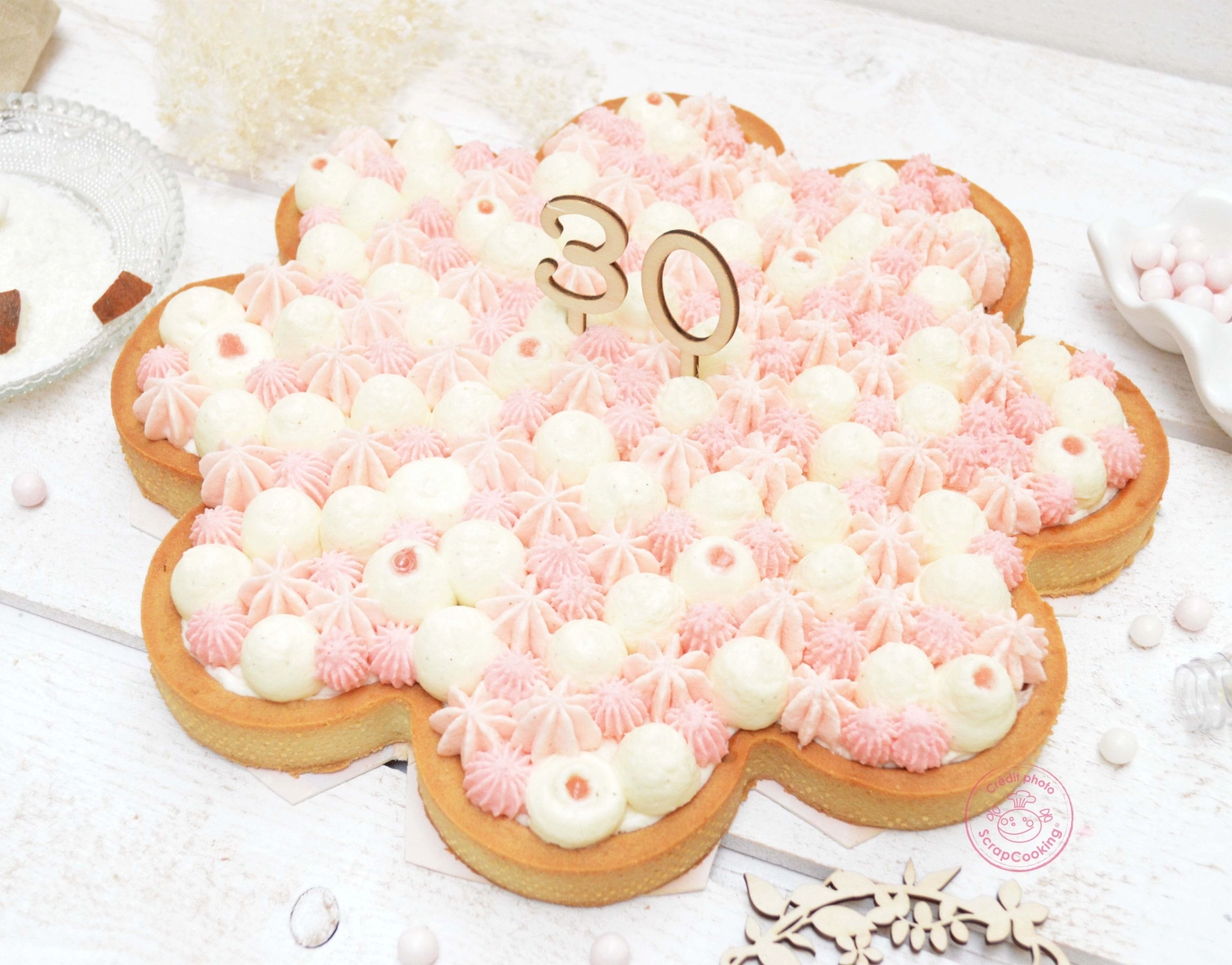 Cercle à tarte perforé