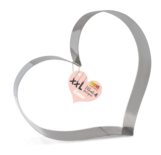 Moule à pâtisserie en acier inoxydable emporte-pièce cœur