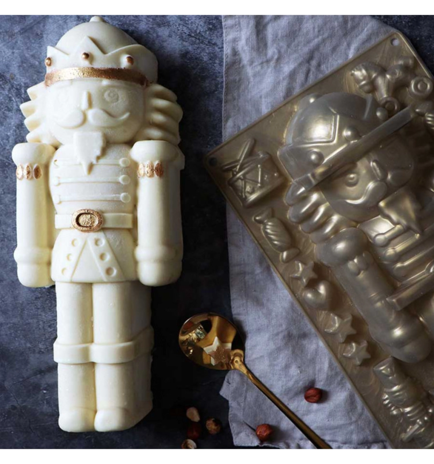 Moule à pâtisserie en silicone casse-noisette