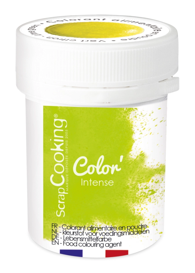 Poudre de couleur vert citron 5g