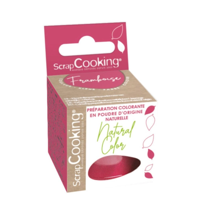 Poudre colorante naturelle rouge 10g