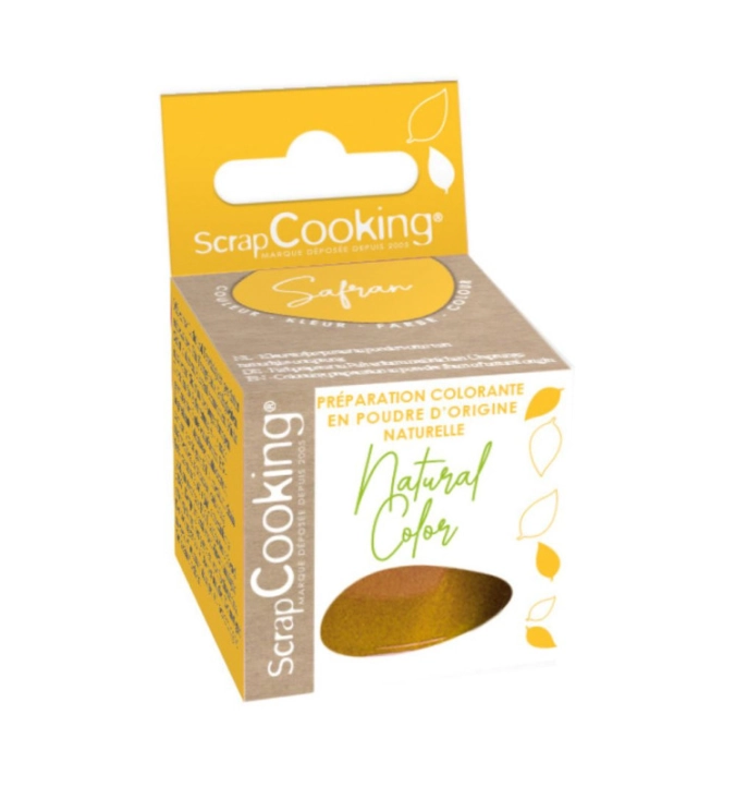 Colorant poudre origine naturelle jaune 10g
