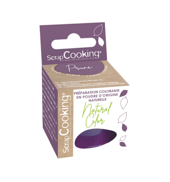 Colorant poudre origine naturelle pourpre 10g