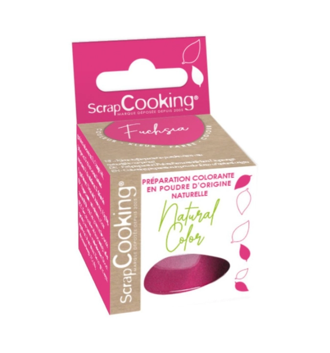 Colorant poudre origine naturelle rose foncé 10g