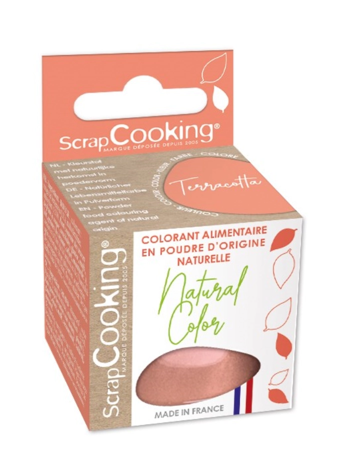 Colorant naturel terre cuite, 10g