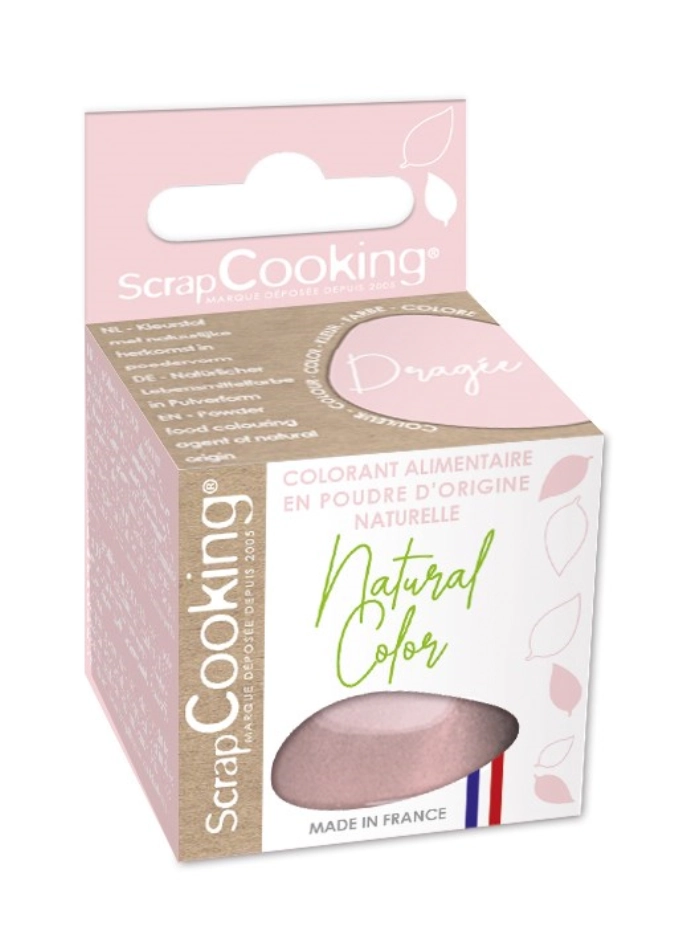 Colorant naturel rose barbe à papa, 10g