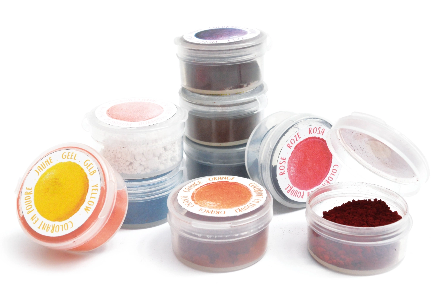 9 mini colorants artificiels en poudre