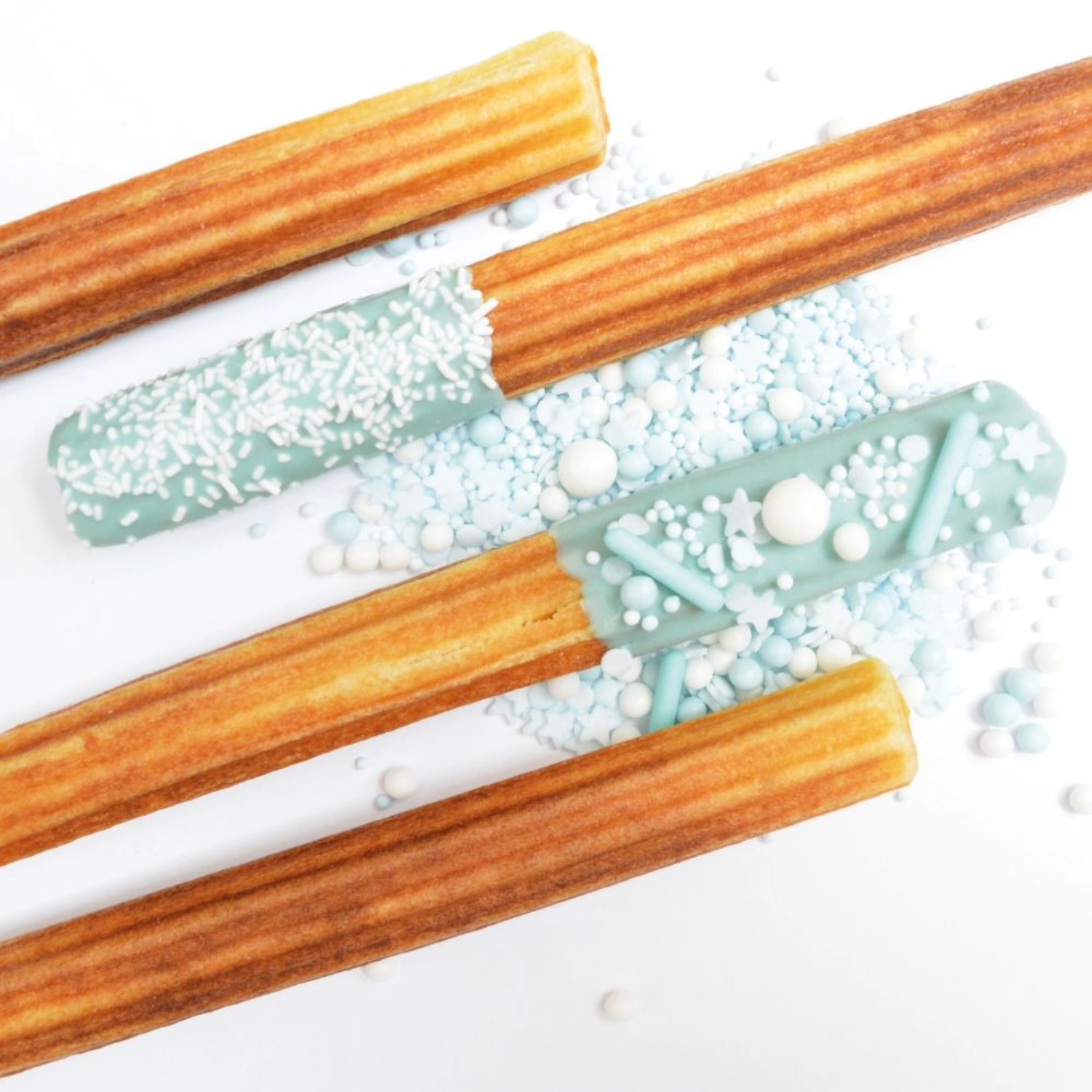 Glaçage au chocolat drip cake, bleu 130g