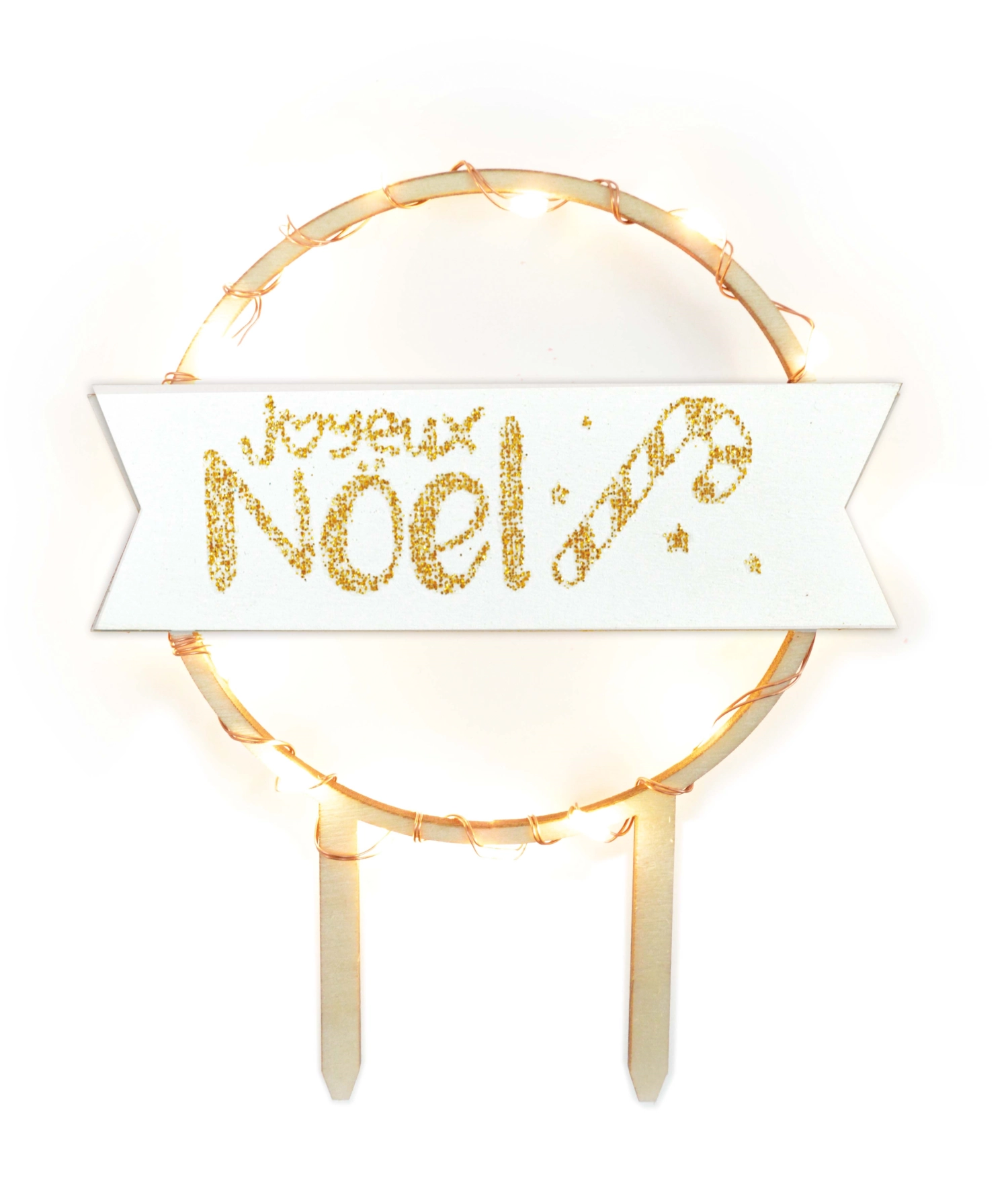 Cake Topper mit LED-Beleuchtung