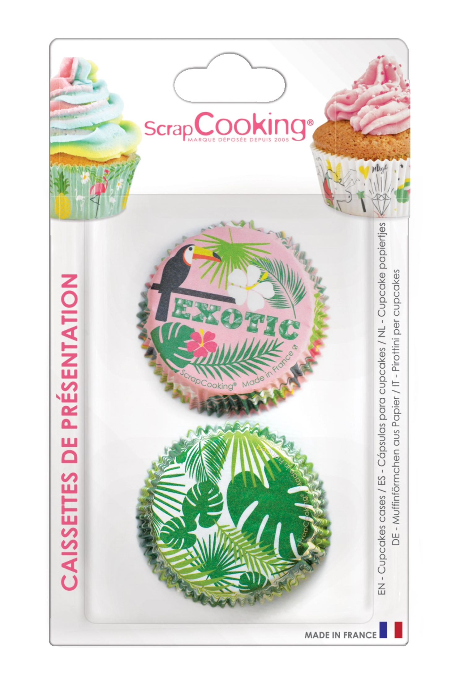 36 pcs. moules en papier tropical