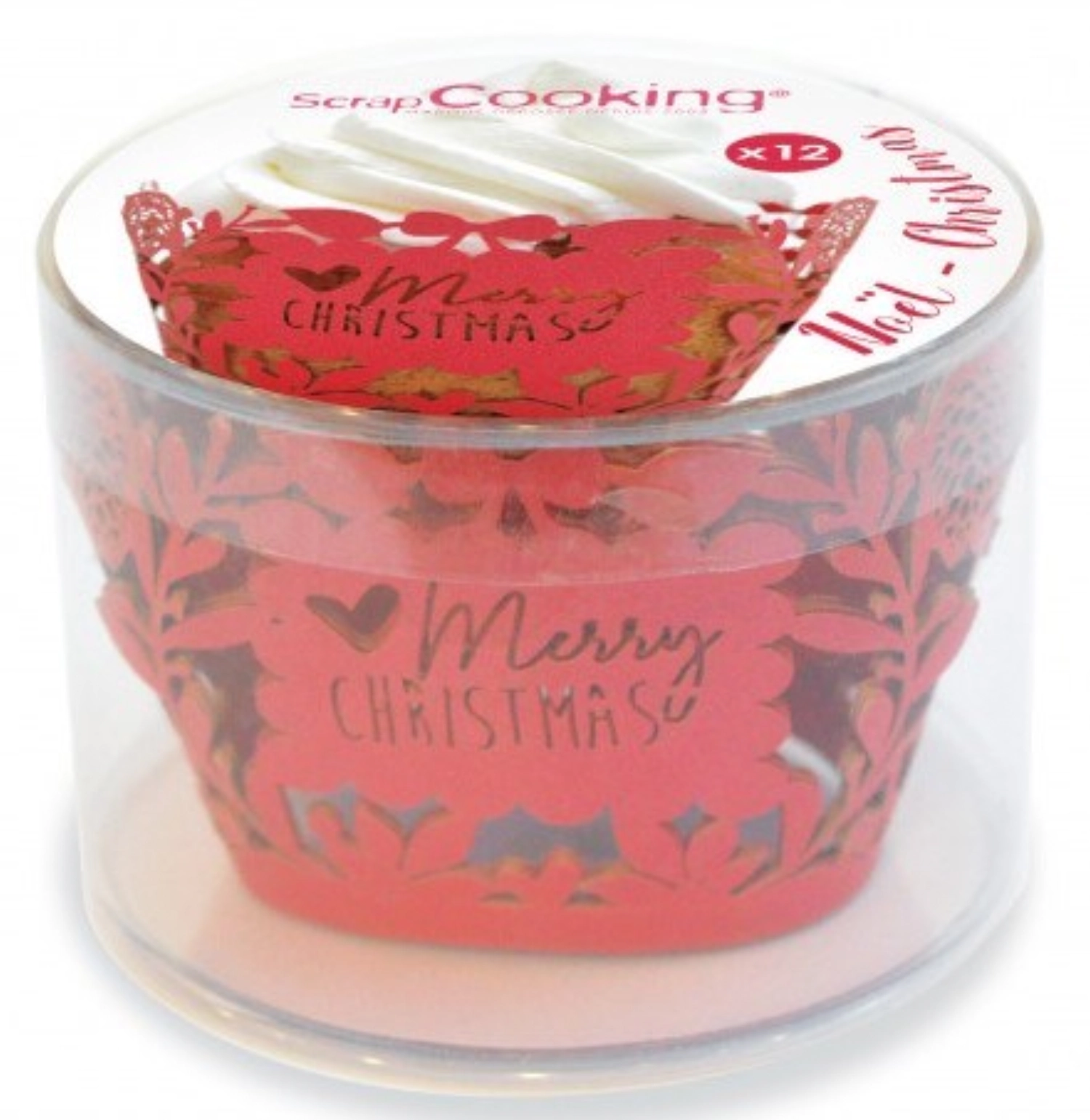 12 contours pour cupcakes noël