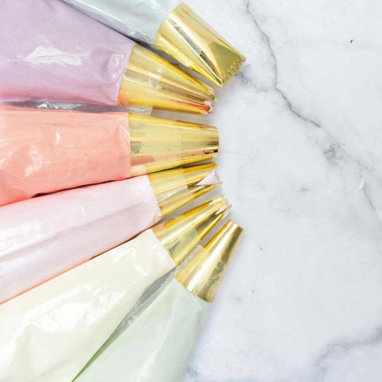 12 grandes poches à douille jetables 53x28cm