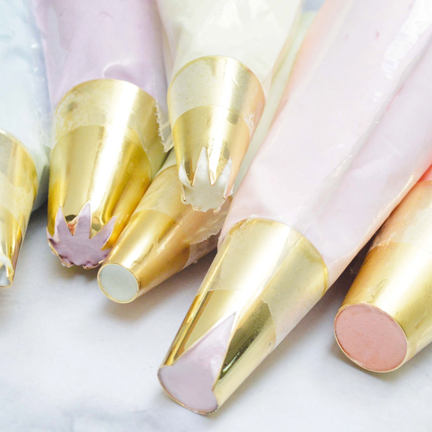 6 Stk. Einwegspritzbeutel mit zwei Kammern