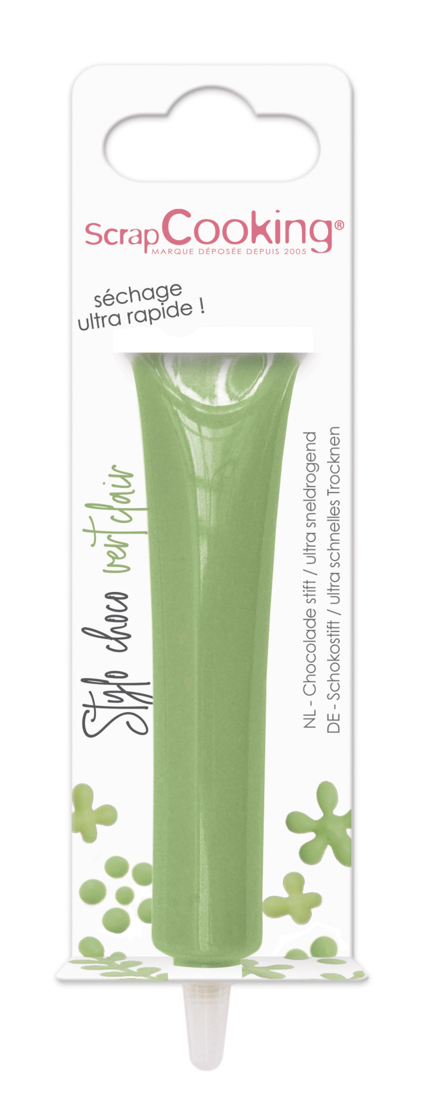 Crayon saveur chocolat vert clair 25g