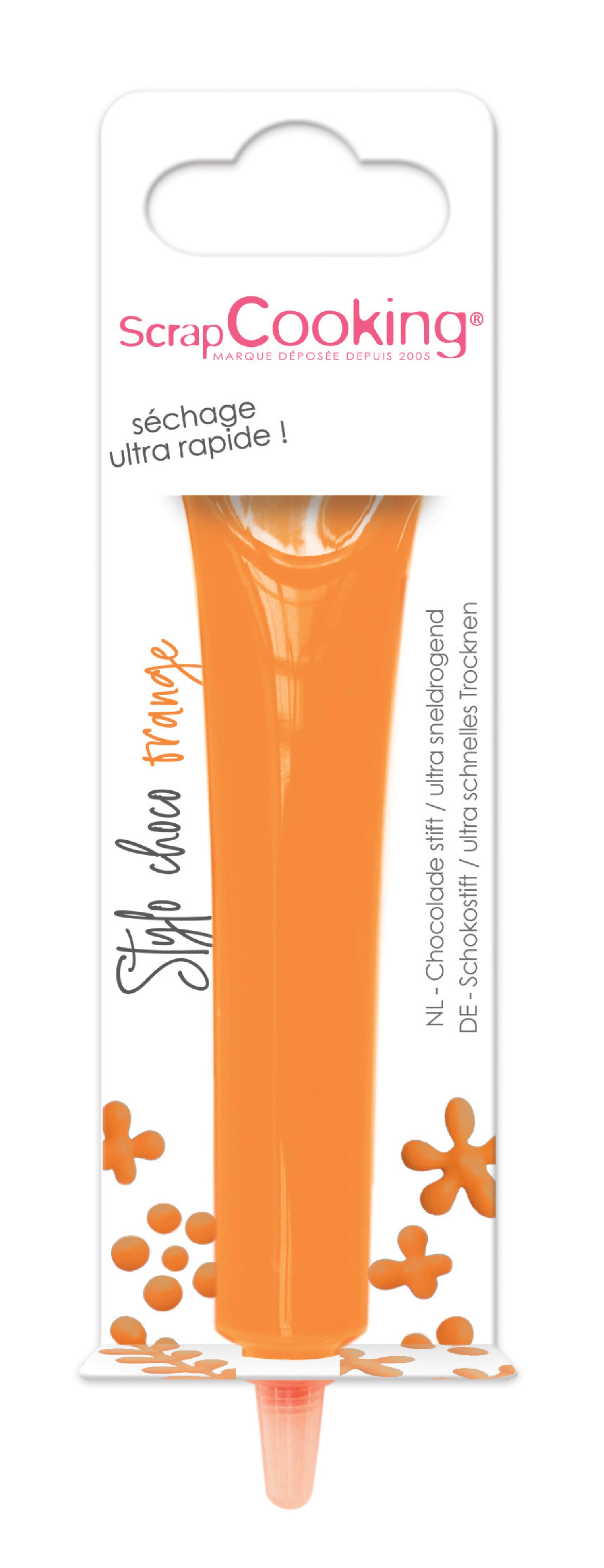 Crayon saveur chocolat orange 25g