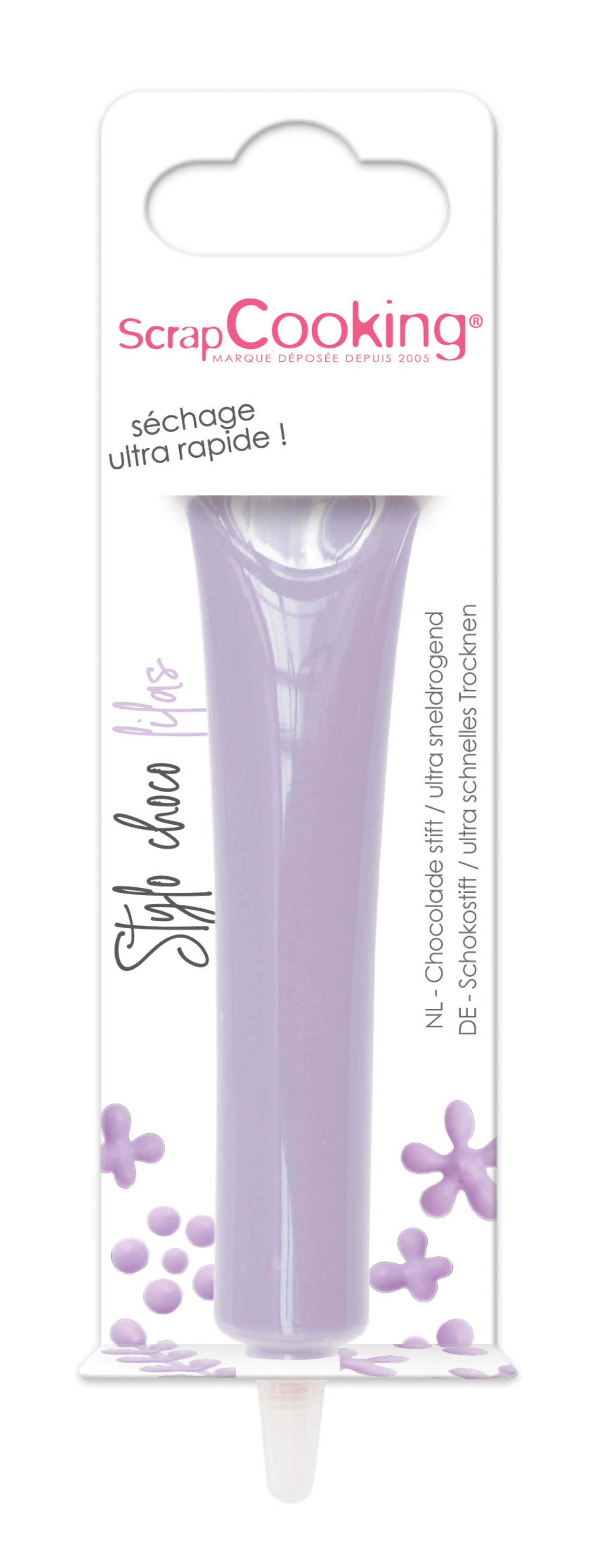 Crayon goût chocolat violet 25g