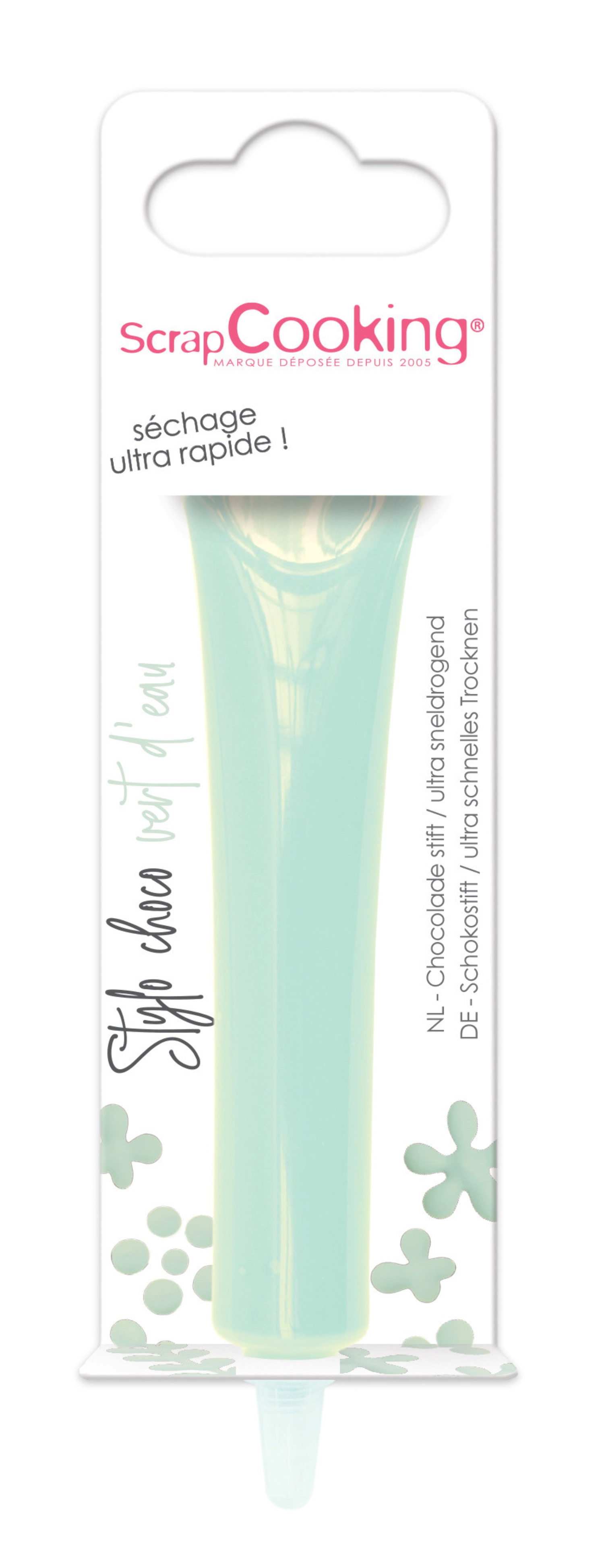 Stylo saveur chocolat vert aqua 25g