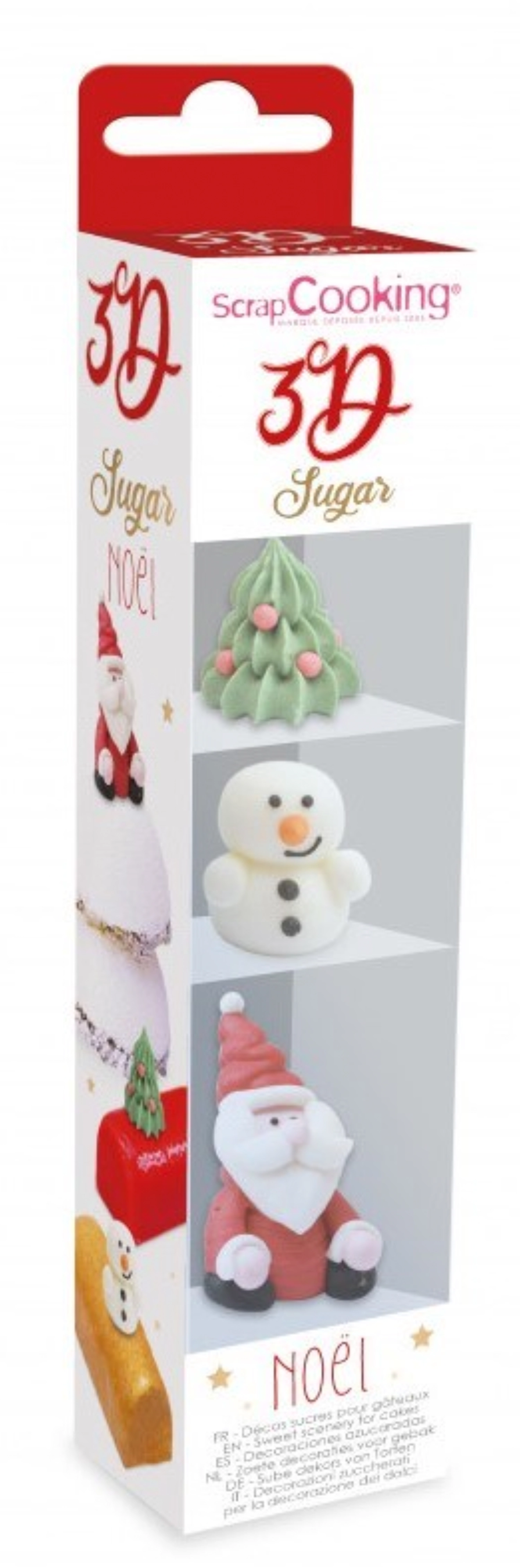 3d sugar noël