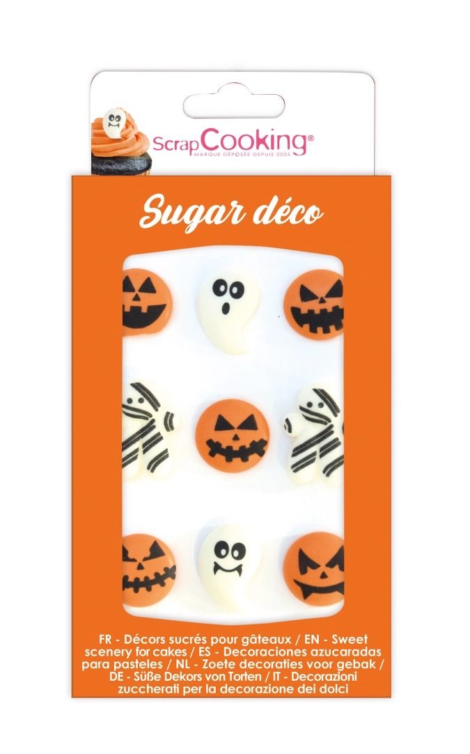 9 pcs. Décor en sucre Halloween