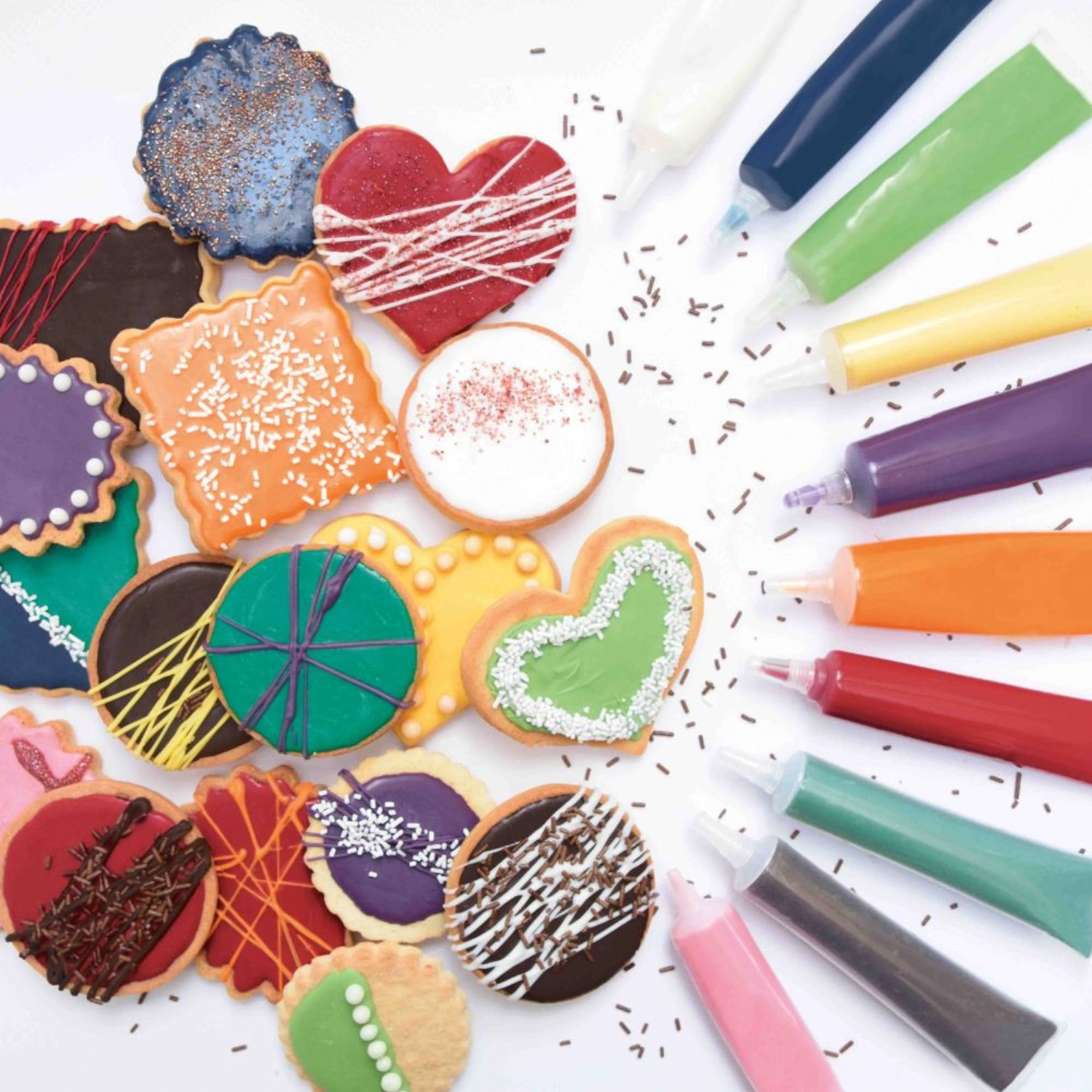 4 stylos choco rouge/blanc/vert/choco 4 x25g