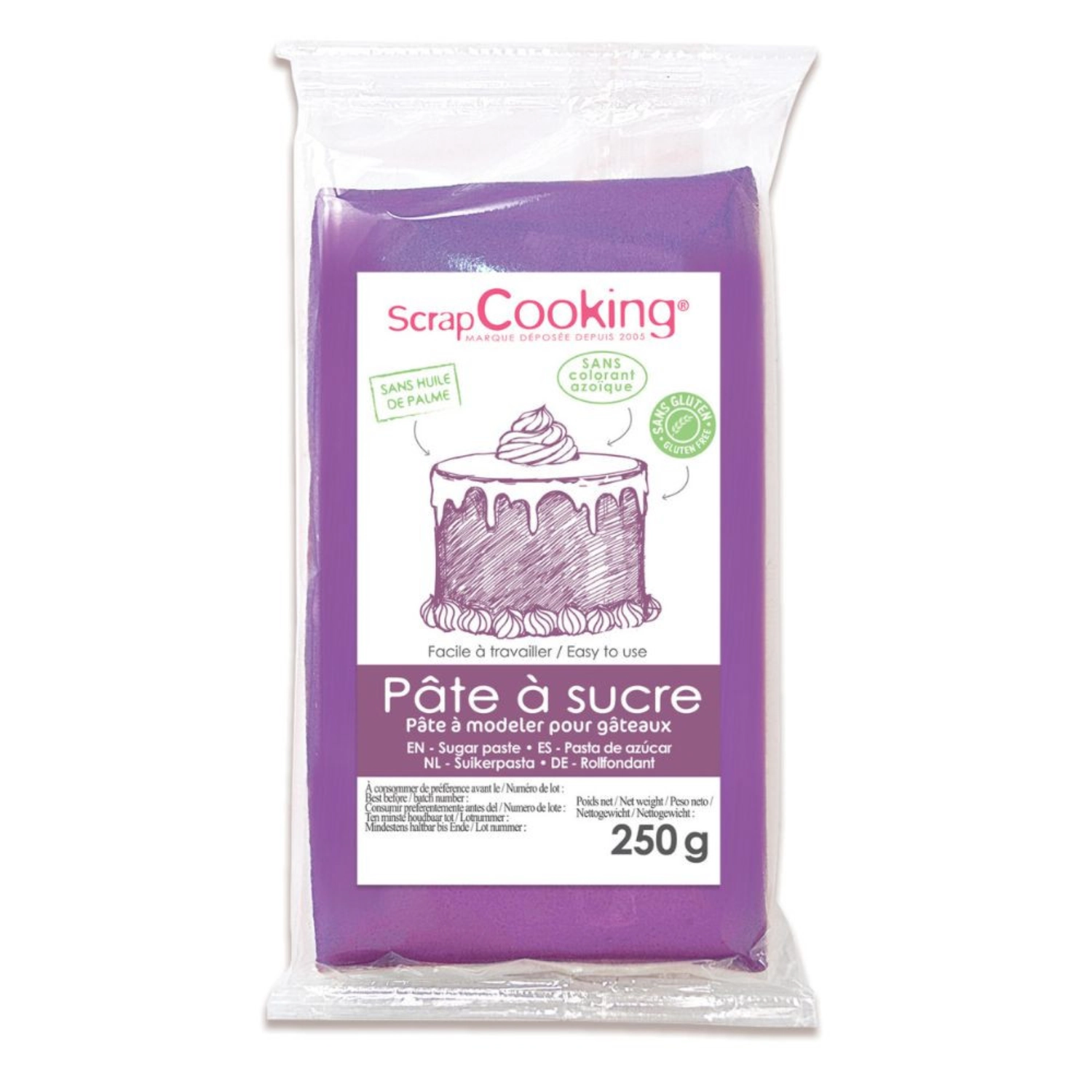 Sachet pas violet 250g