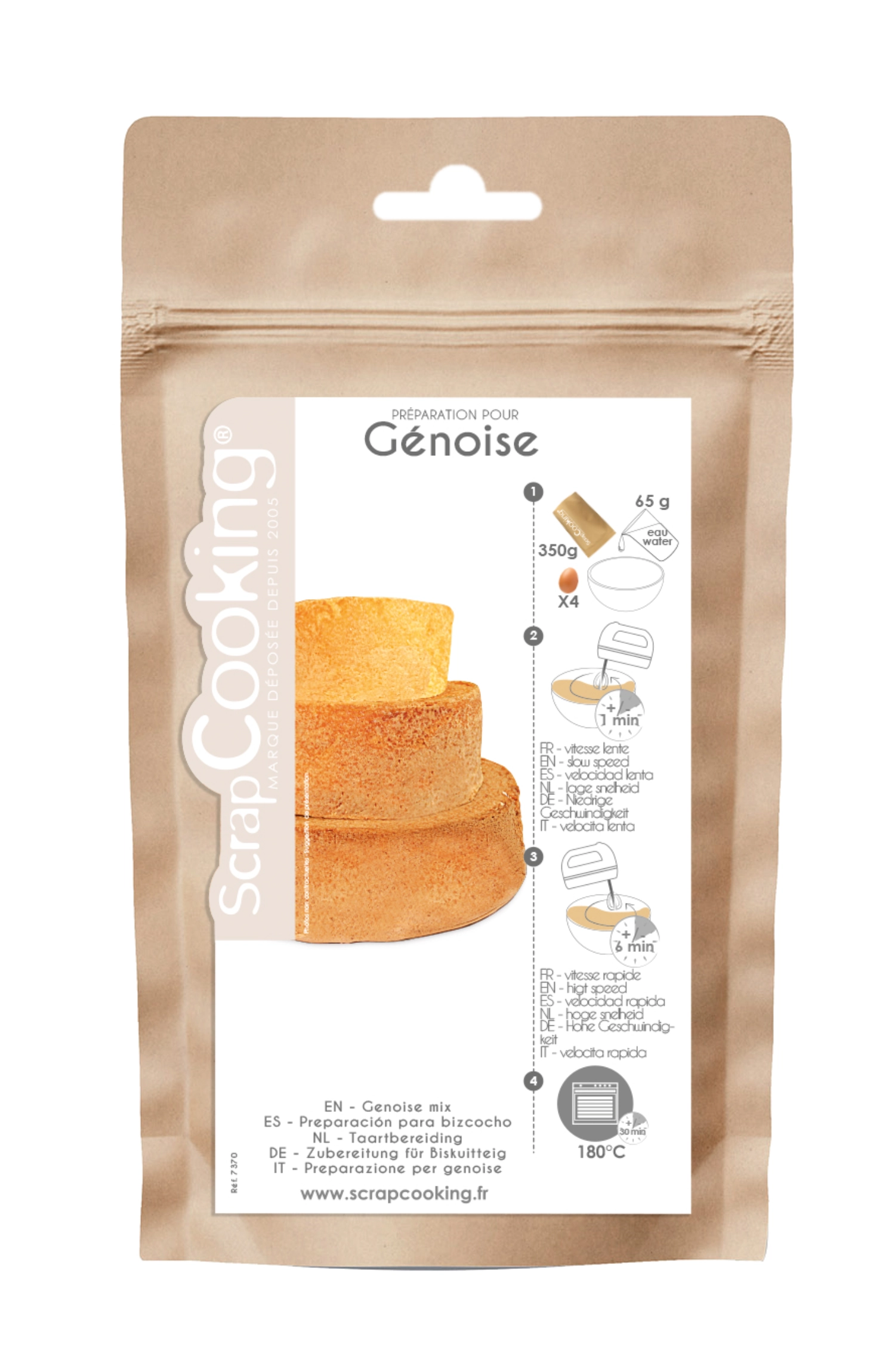 Fertigmischung Biskuitkuchen