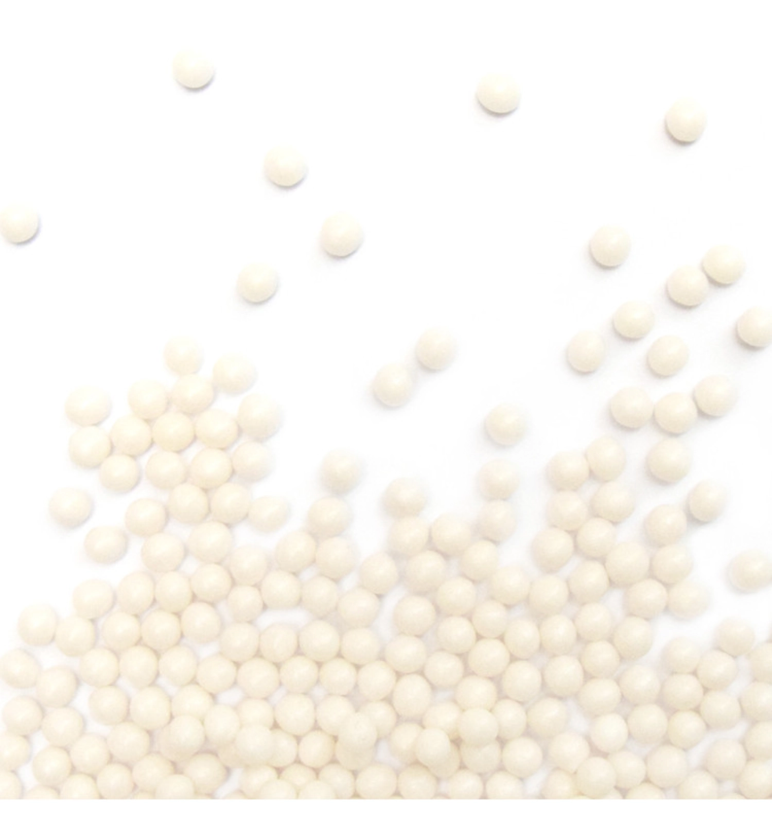 Perles de sucre déco blanc 55g