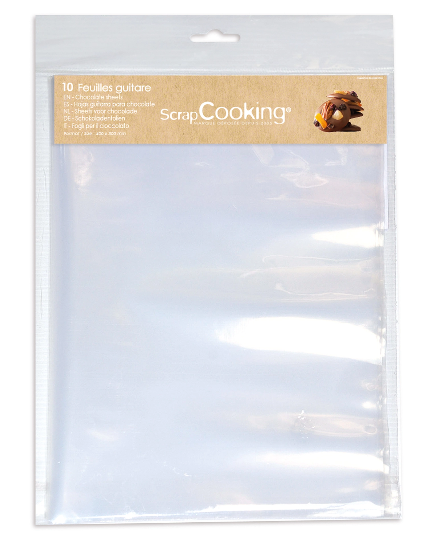 Lot de 10 feuilles guitare