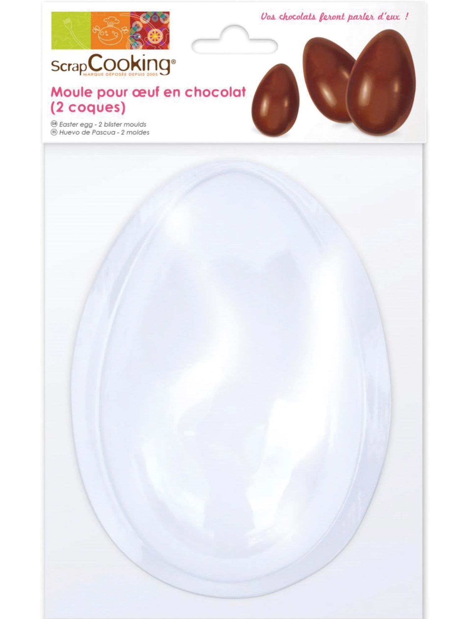 Moule à chocolat oeuf grand