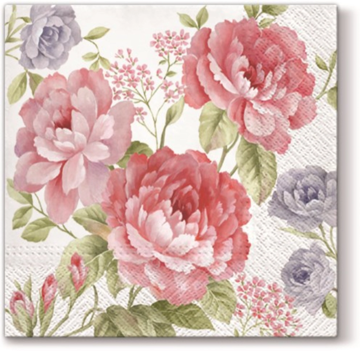 Serviettes de table lunch 20x julietta, 33x33cm