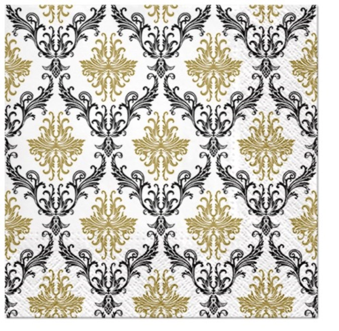 Servietten Lunch 20x Royal Ornament, 33x33cm