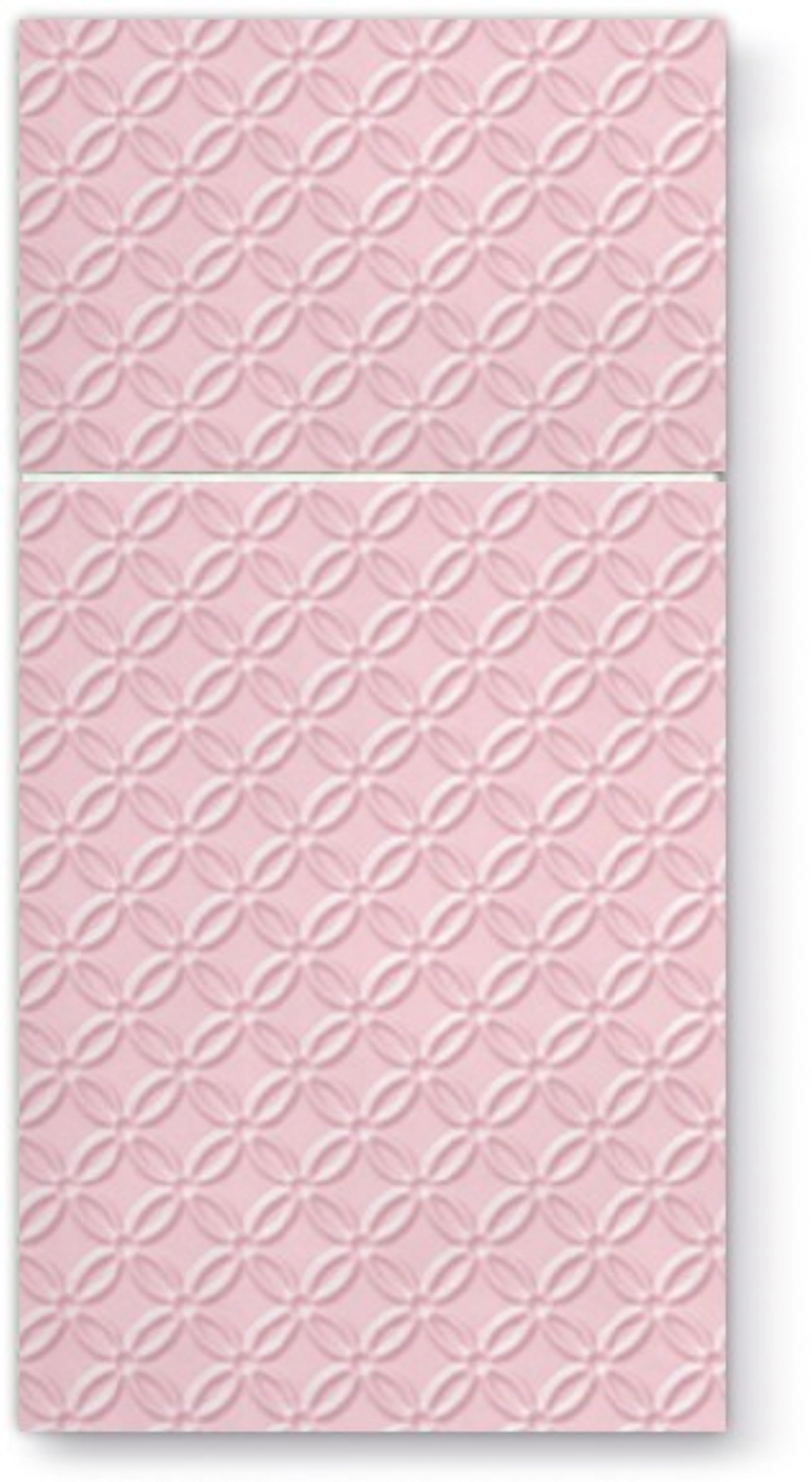 pochette à couverts 25x modern rose, 40x40cm