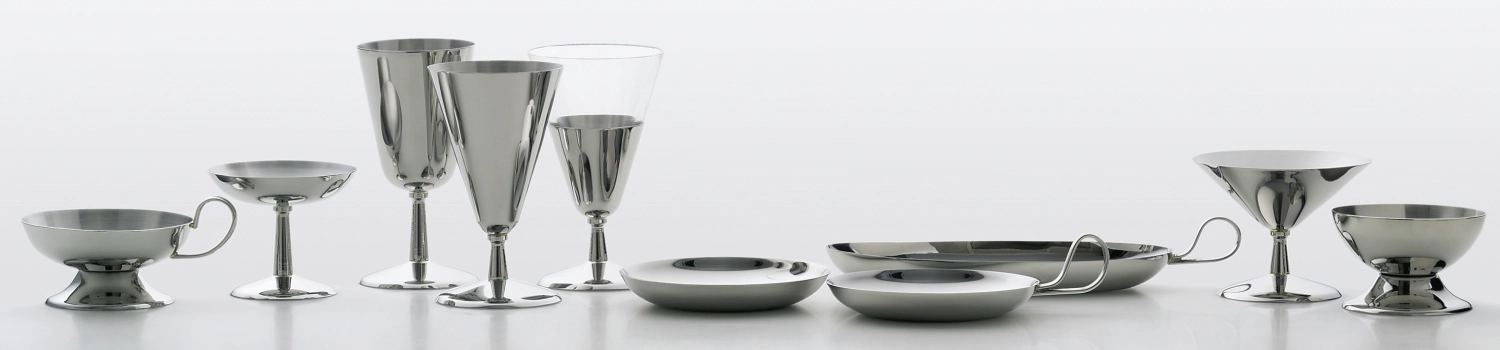 Coupe CNS polie a. pied et anse D10.5cm