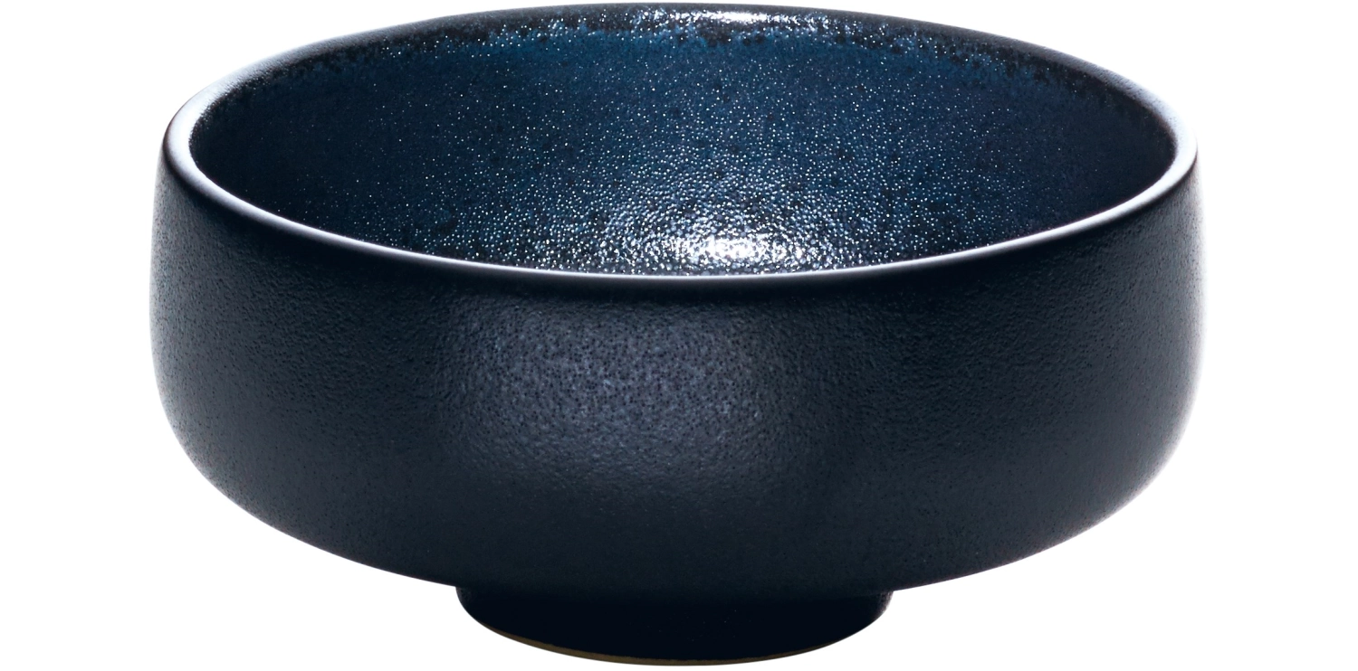 Nara bowl round black 21cm