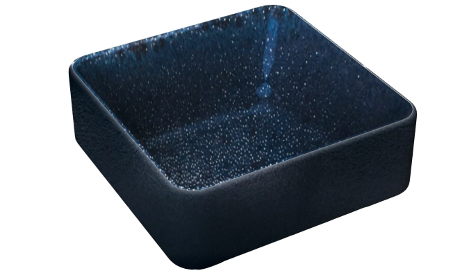 Nara bowl deep square black 9x9cm