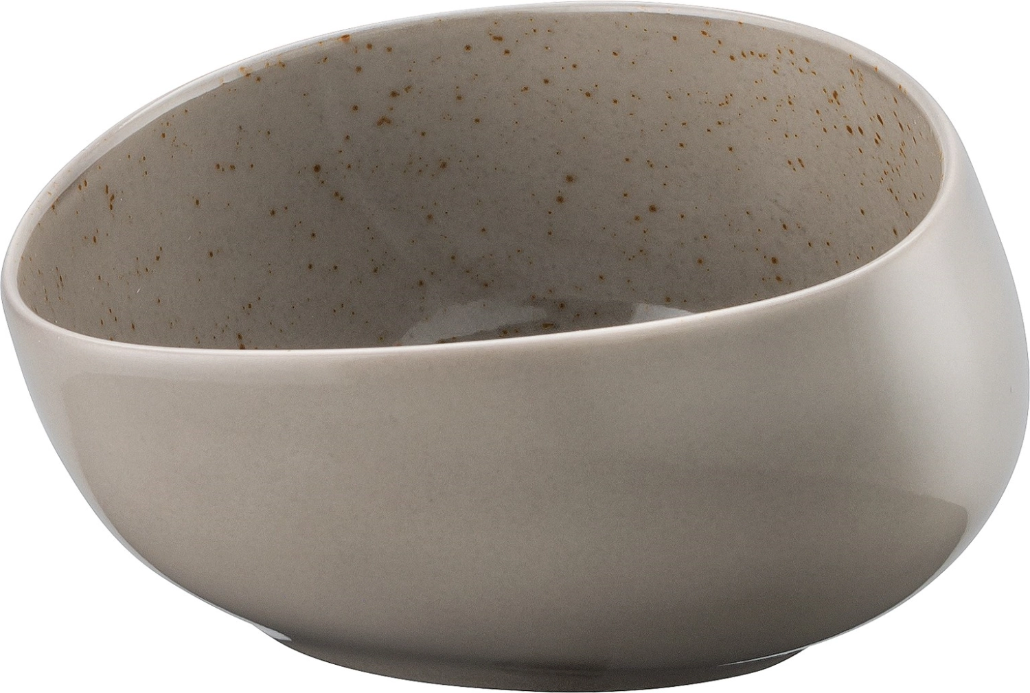 Pottery Unique Lightgrey Bol asymétrique 13cm 0.33lt