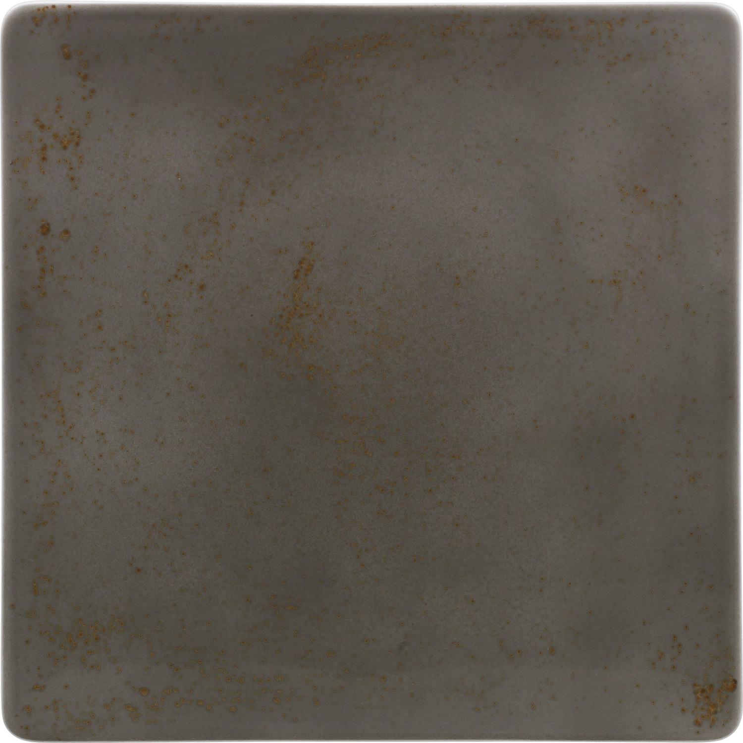 Pottery Unique Darkgrey Assiette plate carrée coupe 20cm