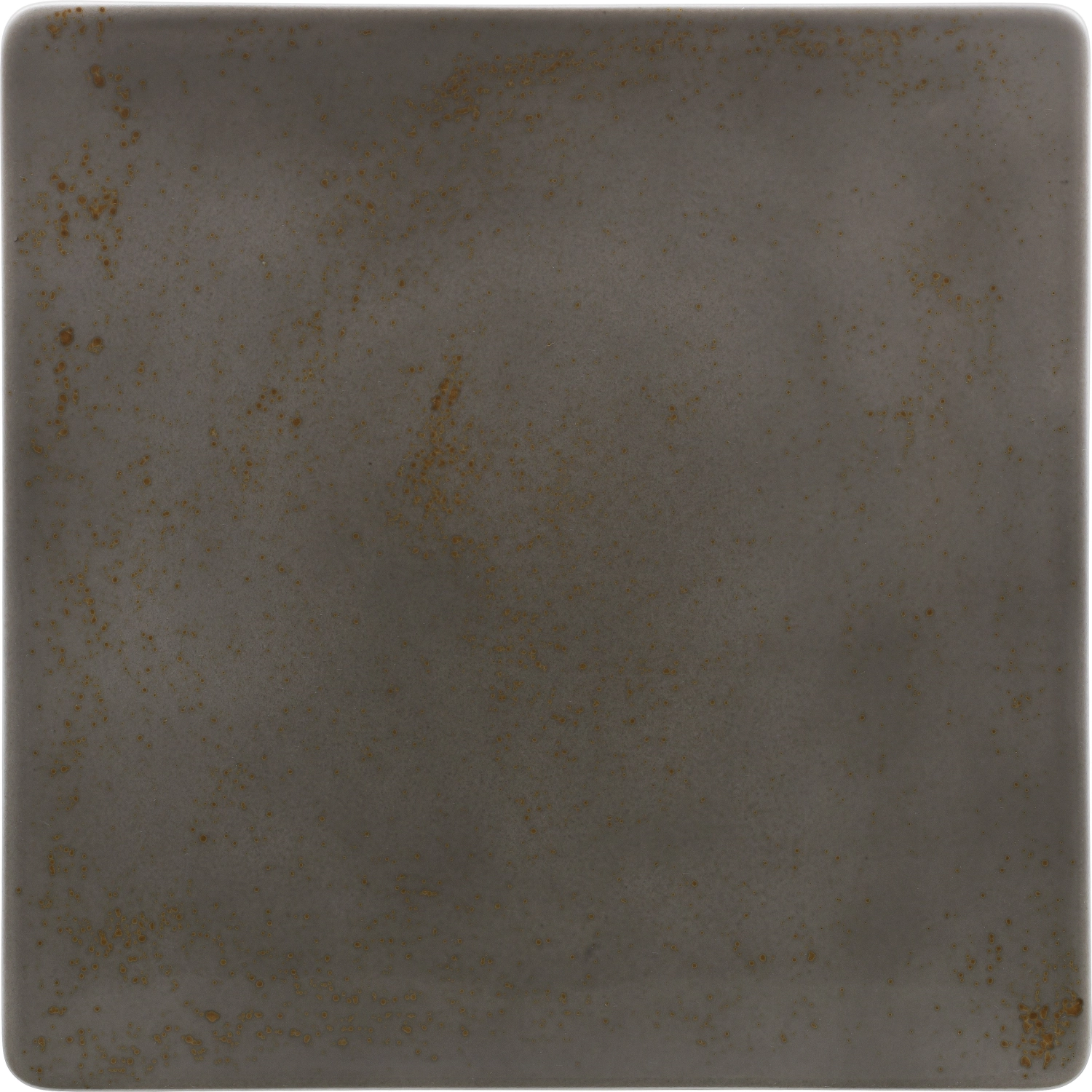 Pottery Unique Darkgrey Assiette plate carrée coupe 27cm