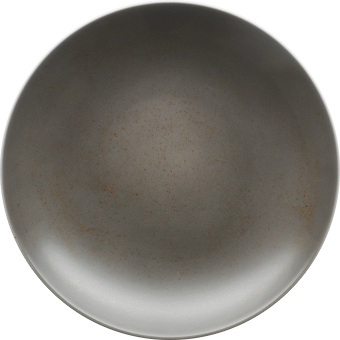 Pottery Unique Darkgrey Assiette creuse ronde coupe 24cm