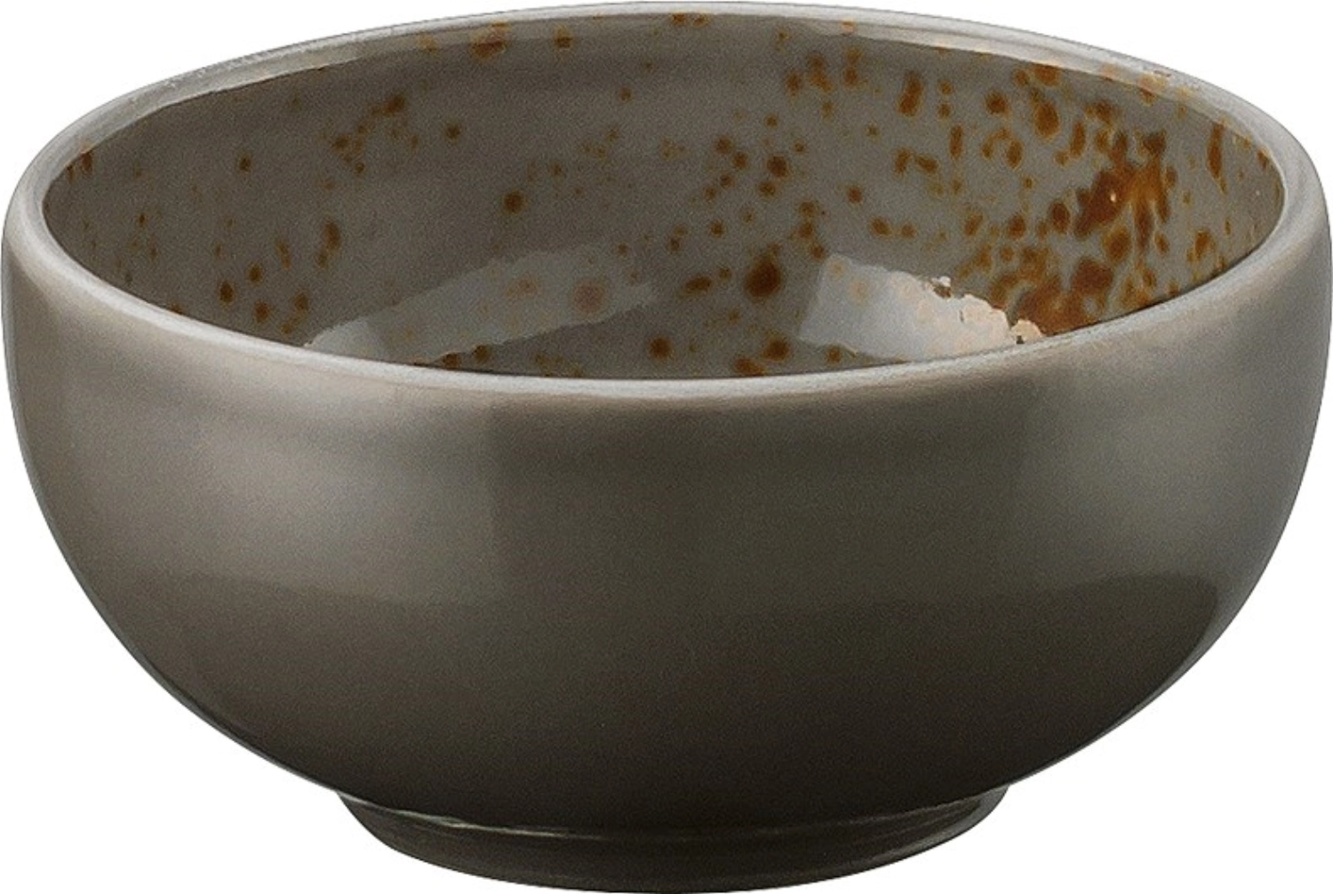 Pottery Unique Darkgrey Schälchen rund 7cm 0.07lt